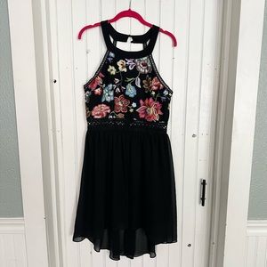 Black Floral Dress